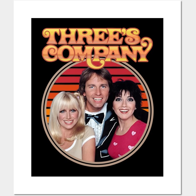 Threes company Wall Art by VILLAPODCAST